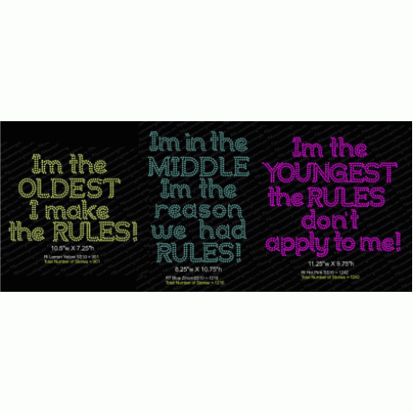 Im the Oldest middle youngest Rhinestone download