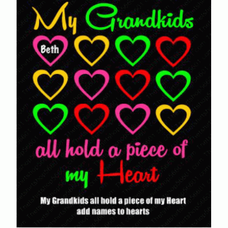 My Grandkids Hold a piece of my Heart Download EPS SVG PLT