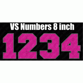 Numbers VS 8 inch Download EPS SVG