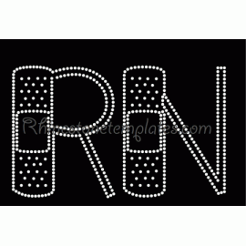 RN Bandage Nurse Rhinestone Download EPS SVG