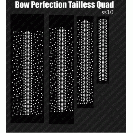 Cheer Bow Perfection Tailless Quad Design EPS SVG