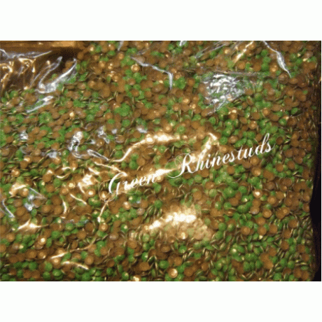 Green Hotfix Rhinestuds 10ss Blow out prices 25 GR Green Hotfix Rhinestuds 10ss Blow out prices 25 GR