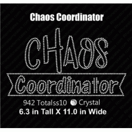 Chaos Coordinator Digital Download EPS SVG