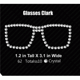 Glasses Clark Rhinestone Transfer