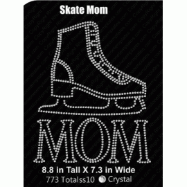 Skate Mom Rhinestone Download EPS SVG PLT