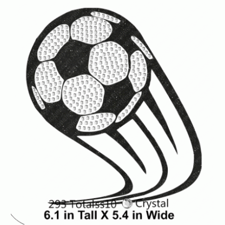 Soccer Ball Trails Design EPS SVG