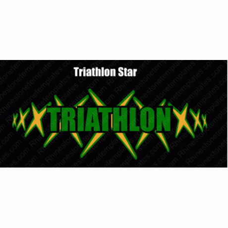 Triathlon Star Cuttable Download SVG EPS