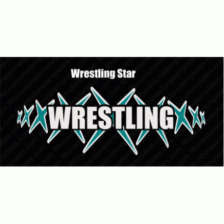 Wrestling  Star Digital Download EPS SVG