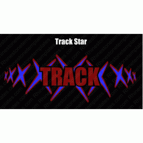 Track Star Digital Download EPS SVG