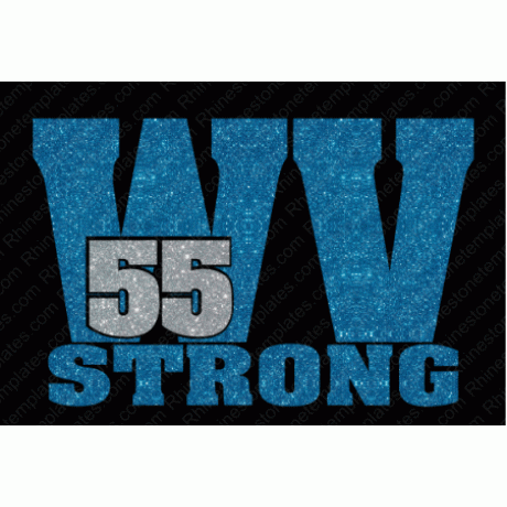 WV 55 Strong Design EPS SVG