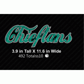Chieftans Rhinestone Digital Design EPS SVG