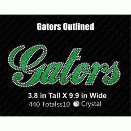 Gators Outlined Download EPS SVG PLT