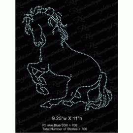 Horse 6 6ss Rhinestone Download EPS SVG