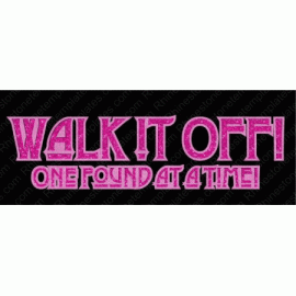 Walk it off one Pound at a Time Download EPS SVG