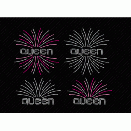 Queen Spray Bundle Rhinestone Digital EPS SVG
